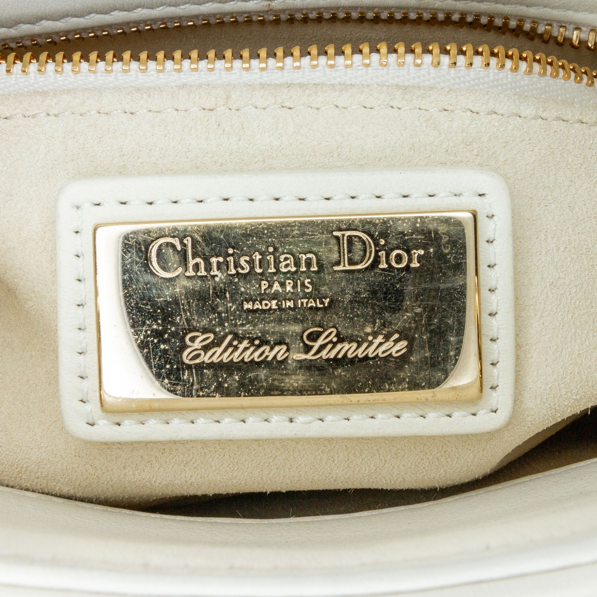 Dior Niki De Saint Phalle Mini Calfskin Dioramour Lady Dior White