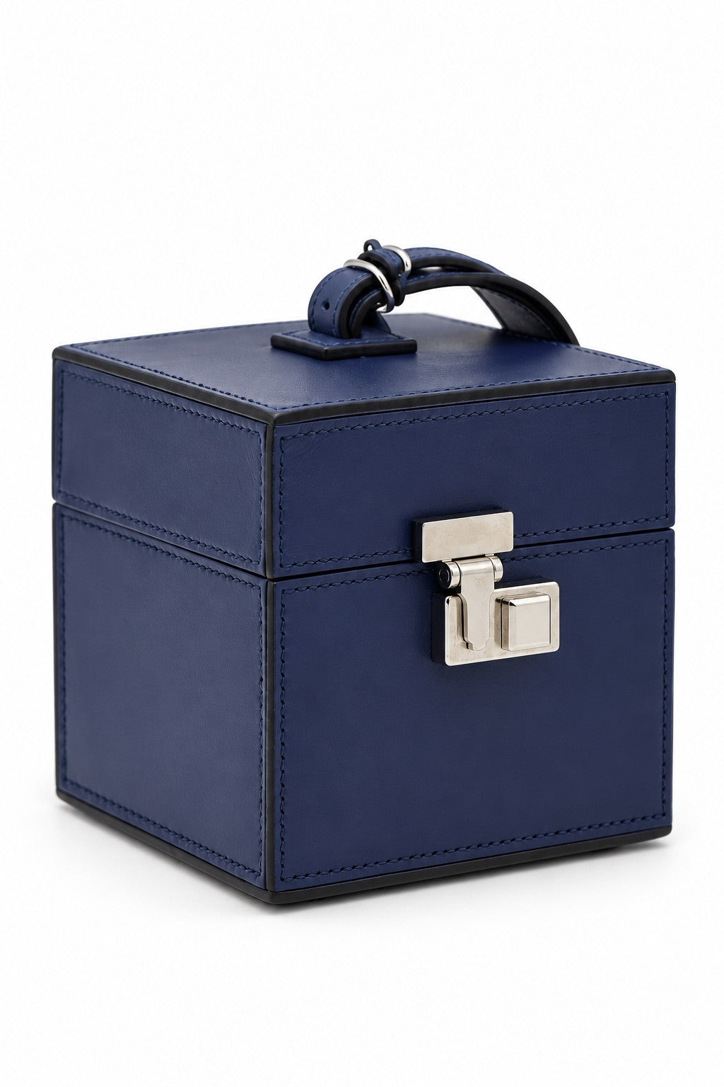 Moynat Structured Trunk Bag Navy (Model To Confirm)
