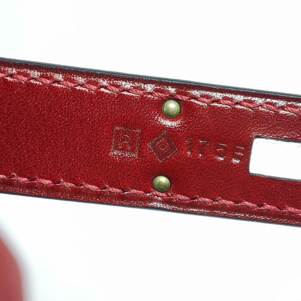 Hermès Birkin 30 55 Rouge Togo & Matte Alligator, Palladium Hardware , R stamp in square, PHW