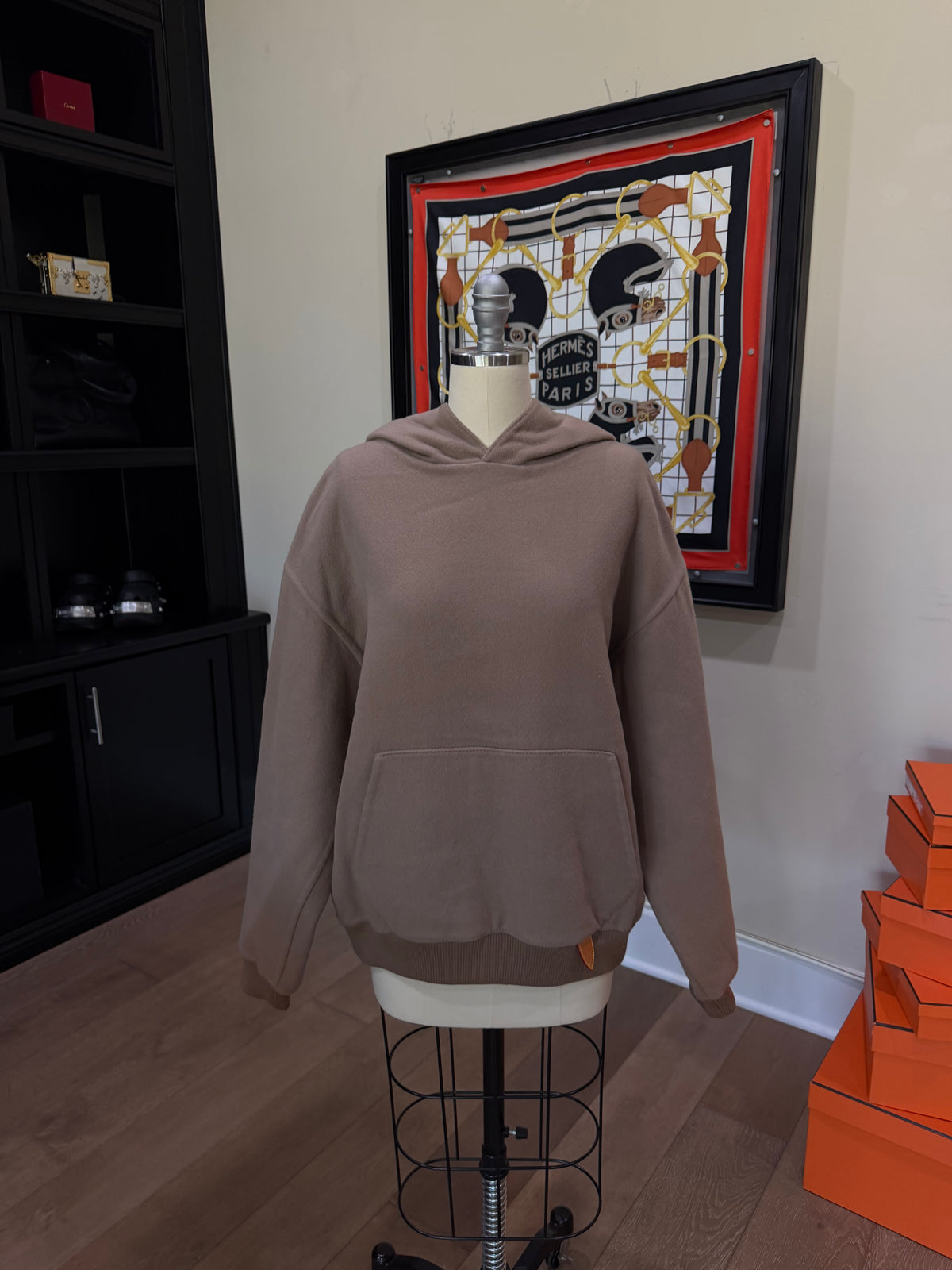 Louis Vuitton Camel Wool Hoodie