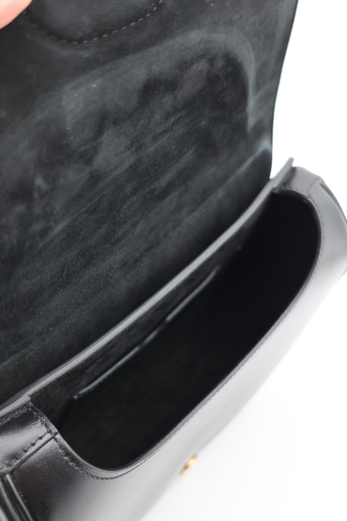 Dior Box Calfskin Medium Bobby Shoulder Bag Black GHW