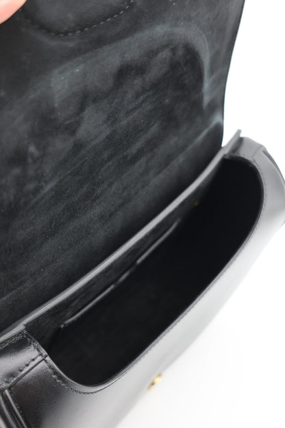 Dior Box Calfskin Medium Bobby Shoulder Bag Black GHW