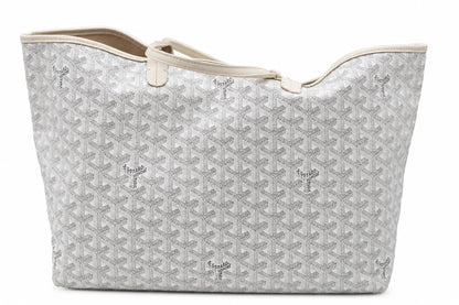 Goyard Goyardine Canvas Saint Louis PM Tote White