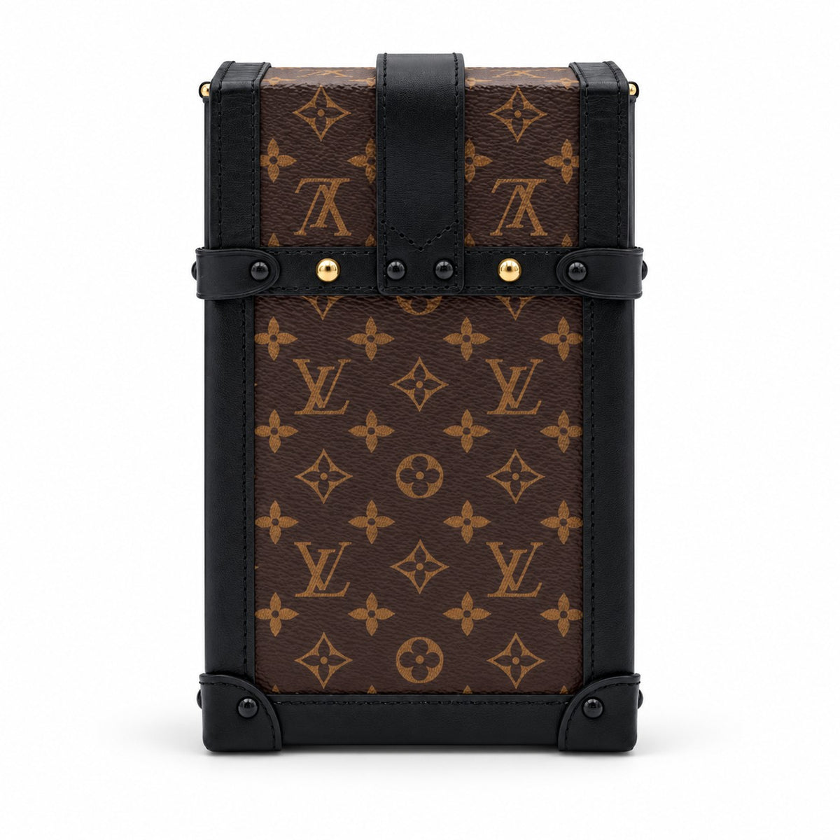Louis Vuitton Monogram Canvas Vertical Trunk Bag GHW