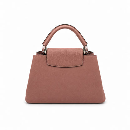 Louis Vuitton Taurillon Leather Capucines BB Bag Pink SHW
