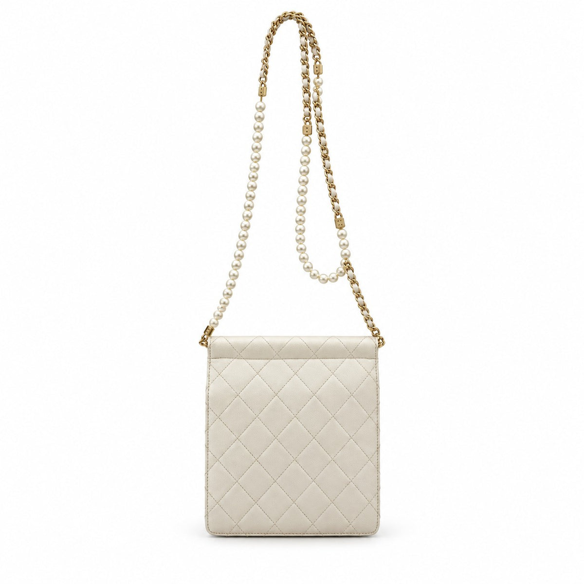 Chanel Chic Pearls Flap Bag Quilted Lambskin Small