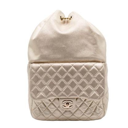 Chanel Seoul Gold Lambskin Backpack