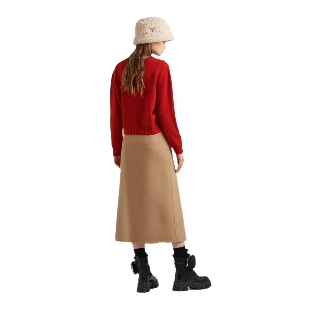 Prada Wool and Cashmere Crew-neck Sweater