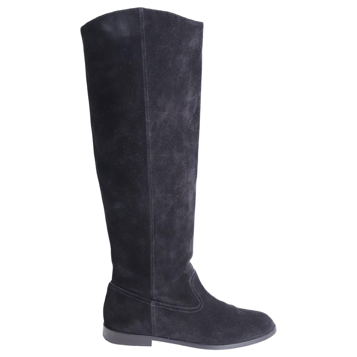 Jimmy Choo Flat Bree Boots in Black Suede