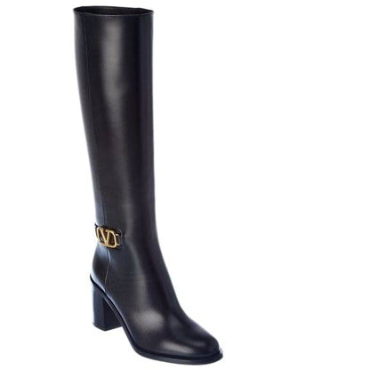 Valentino 75 Leather Boots