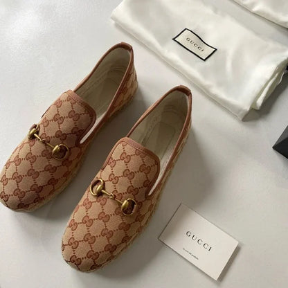 Gucci  Horsebit Detail Fria Espadrilles