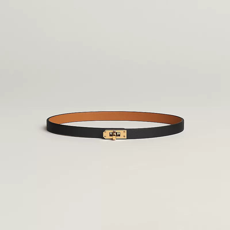 Hermès Mini Kelly Choker Swift Calfskin Noir Gold