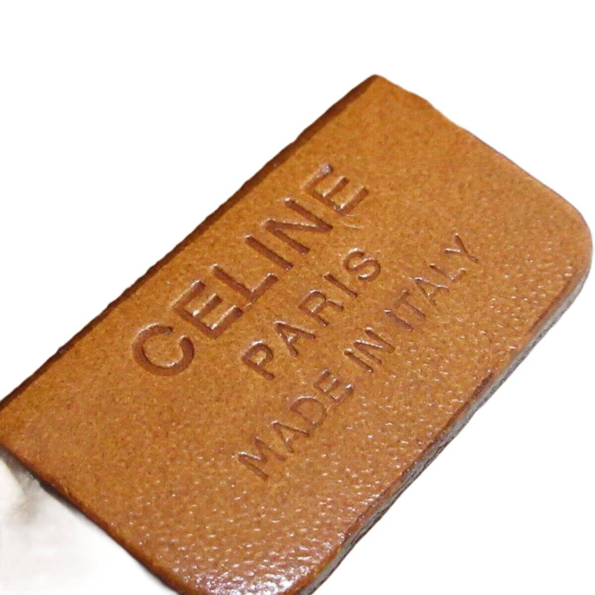 CELINE Macadam Dark Brown Vanity Bag