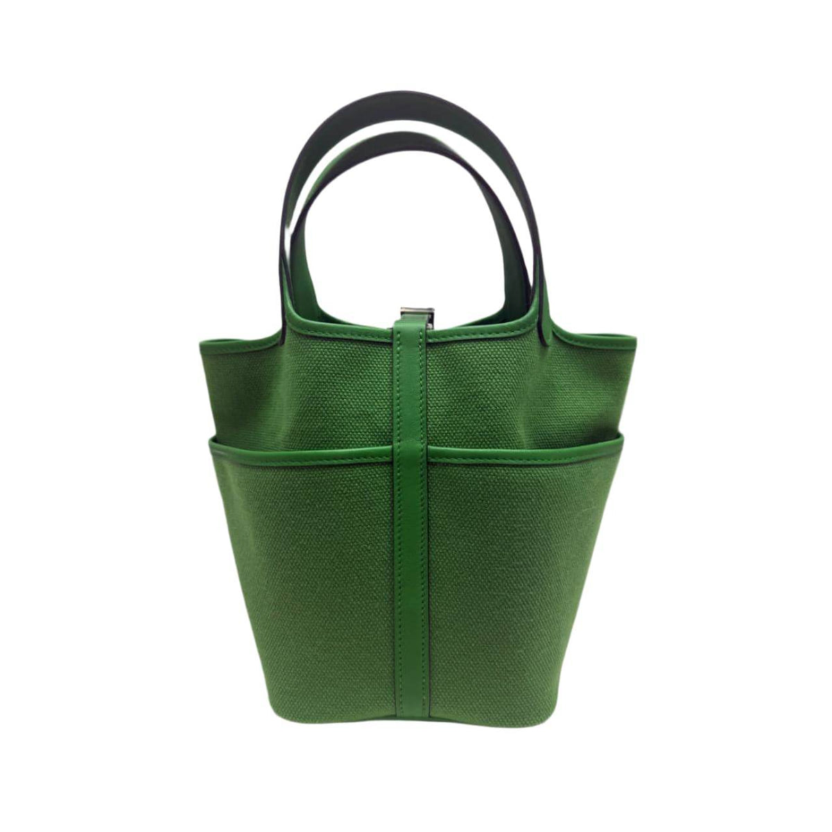 Hermes Picotin 18 Cargo in Vert Yucca color Stamp B (2023)