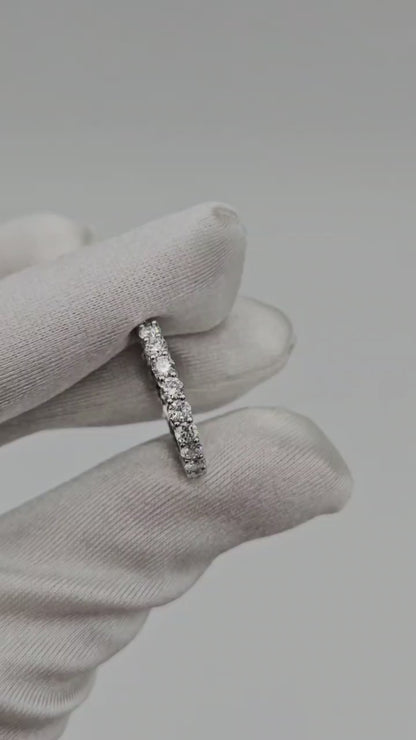 Round Shape Diamond Ring 14K Solid Gold – 3.414 CT