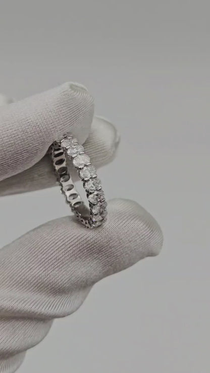 Oval Shape Diamond Ring 14K Solid Gold – 2.621 CT