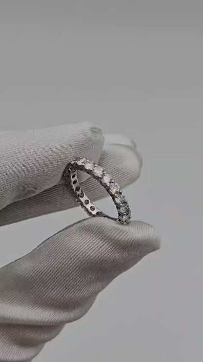 Round Shape Diamond Ring 14K Solid Gold – 2.054 CT