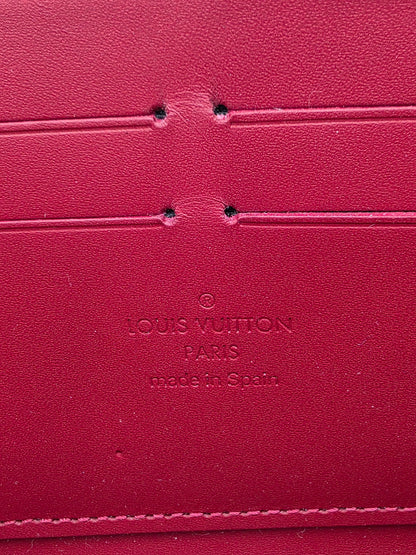 Louis Vuitton Vernis Zippy Wallet Rouge Fauviste