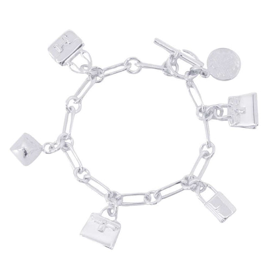 HERMES Amulette5 Bracelet Sv925