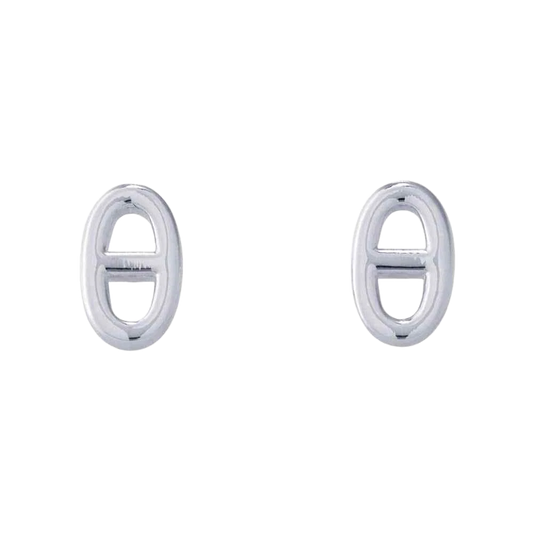 HERMES Chaine d'Ancre Earrings Size TPM SV925