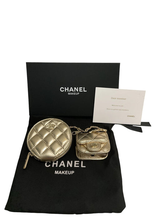 Chanel Matelasse Coin Case And Airpod Case