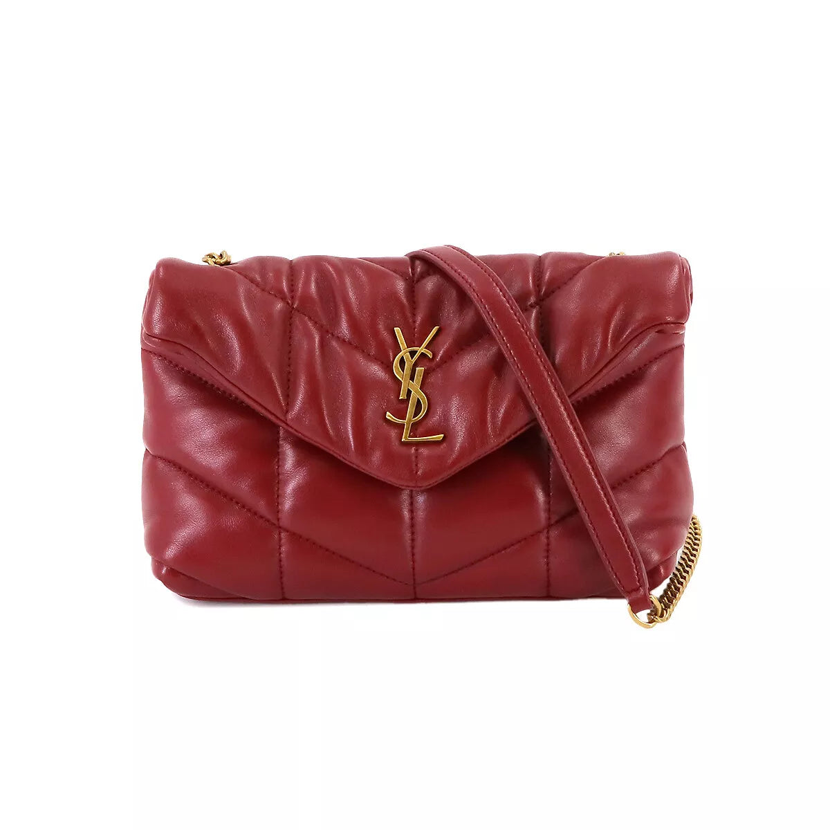 SAINT LAURENT PARIS Loulou Puffer Chain Shoulder Bag