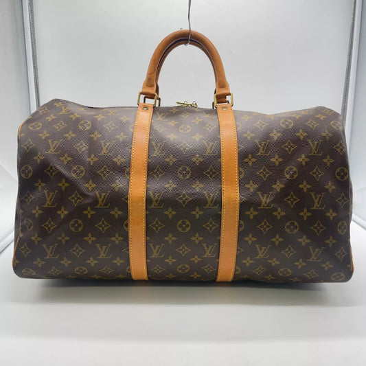 Louis Vuitton Monogram Keepall Boston Bag 50