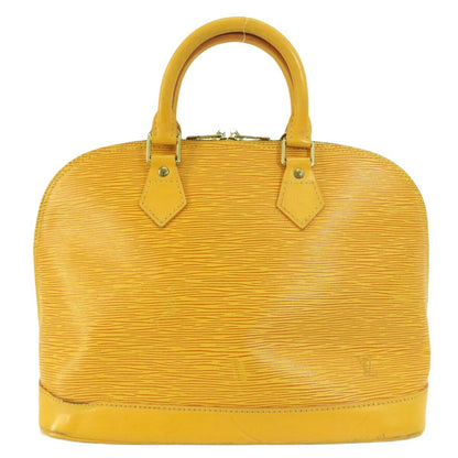 LOUIS VUITTON Handbag Alma Tassili Yellow Epi Leather