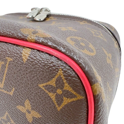 LOUIS VUITTON Nice Mini M46766 Brown Red Monogram Women's