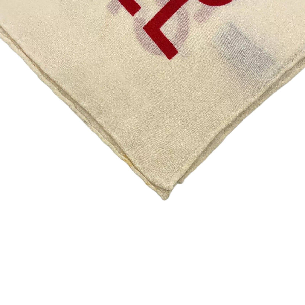 CHANEL Mademoiselle silhouette Silk Scarf W/Paper Case