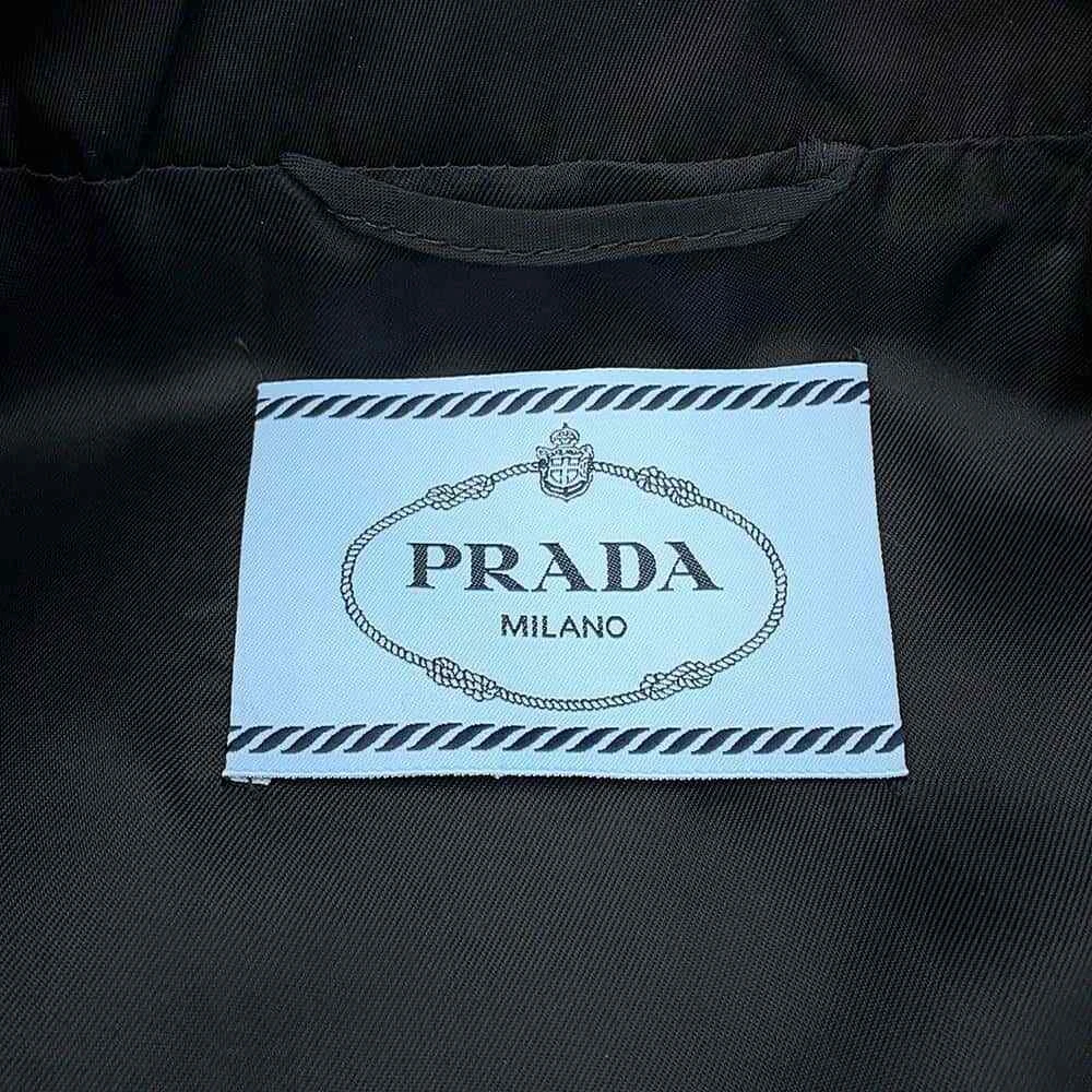 PRADA Re-Nylon Cropped Blouson Jacket Size 36 Nylon 100% Black