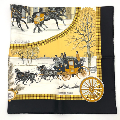 Hermes Carré 90 Bull & Mouth Regents Circus Piccadilly Scarf