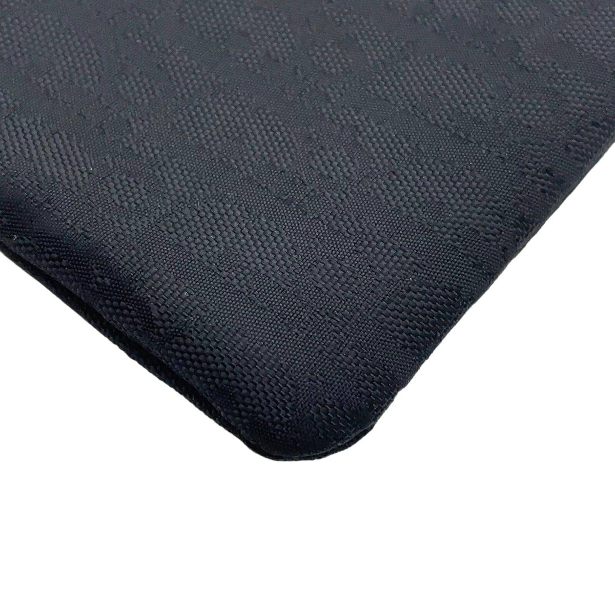 Christian Dior Trotter Nylon Black Logo Charm Coin Case
