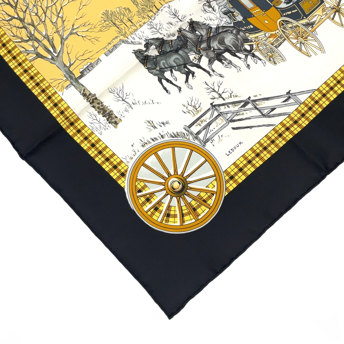 Hermes Carré 90 Bull & Mouth Regents Circus Piccadilly Scarf