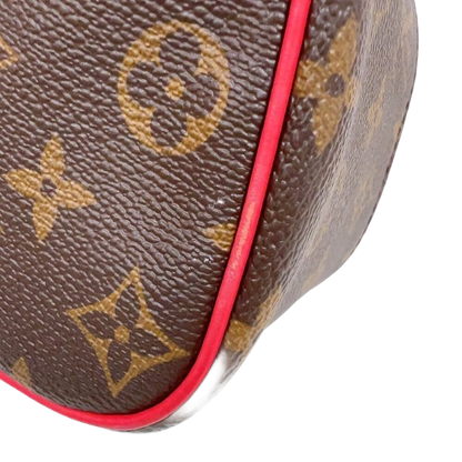 LOUIS VUITTON Nice Mini M46766 Brown Red Monogram Women's