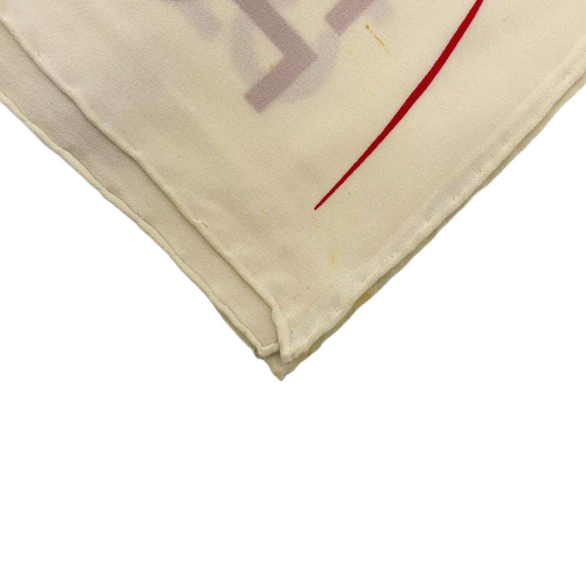 CHANEL Mademoiselle silhouette Silk Scarf W/Paper Case