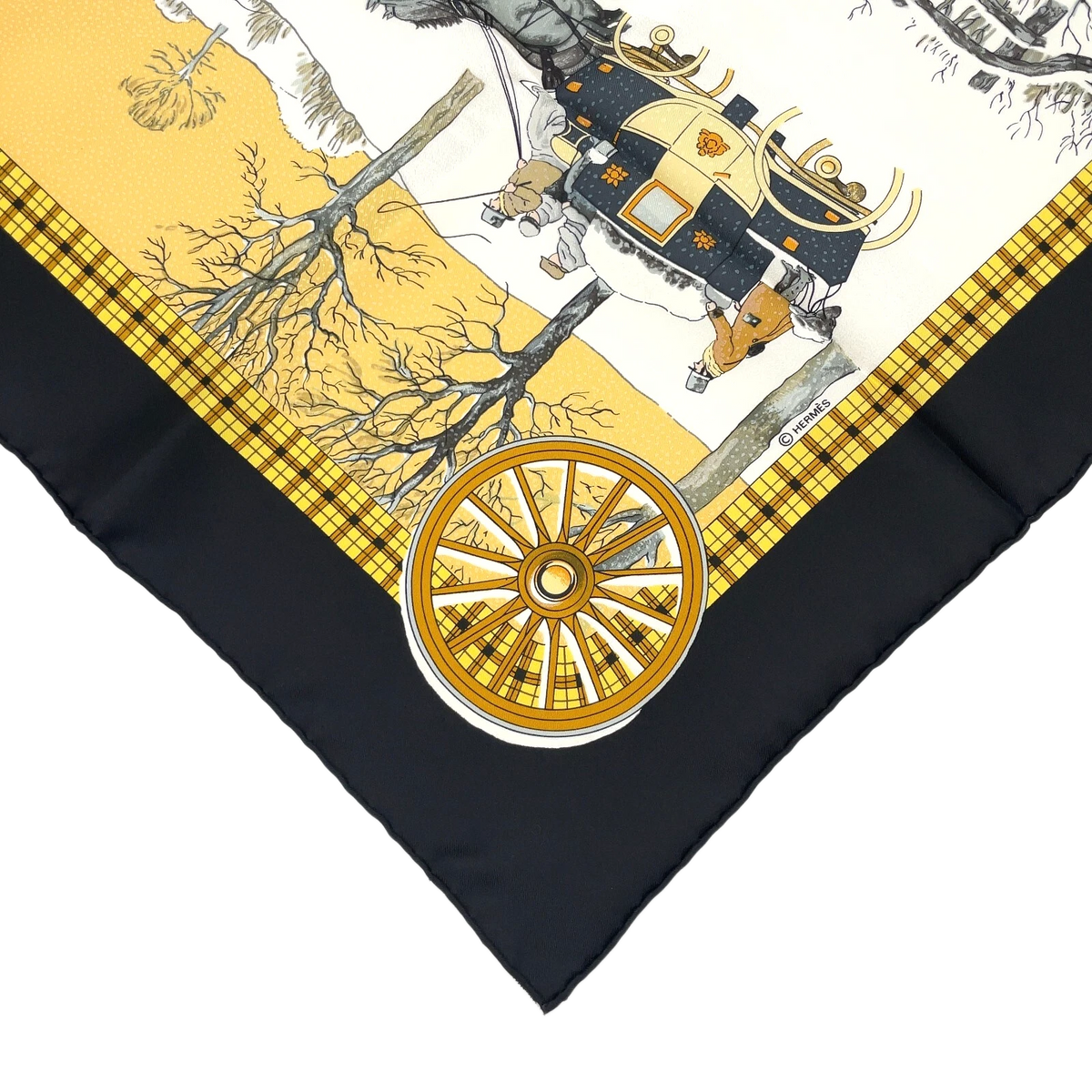 Hermes Carré 90 Bull & Mouth Regents Circus Piccadilly Scarf