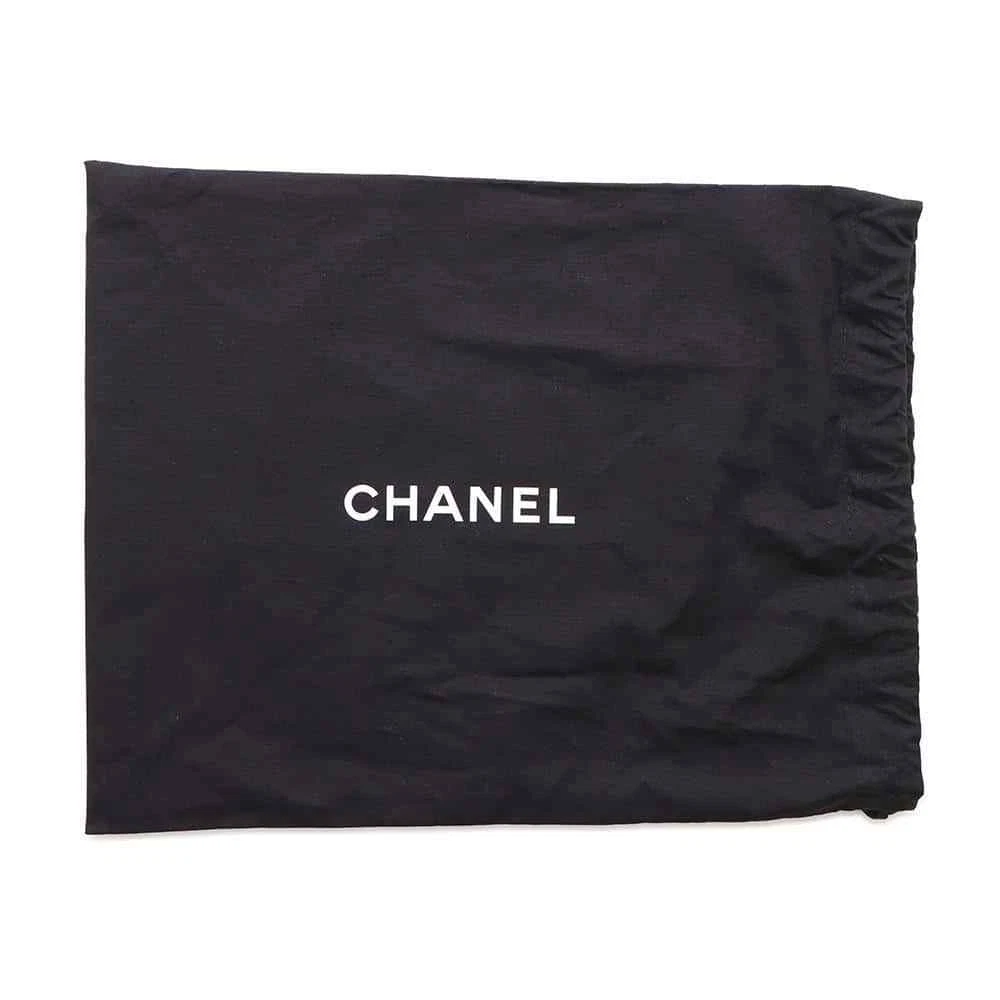 CHANEL Shopping Bag 2-Way Shoulder Bag Size Mini Shiny Calf Leather Black