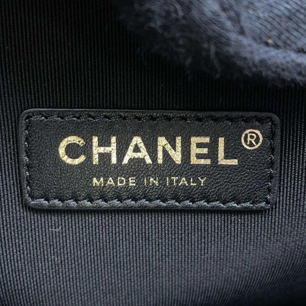 CHANEL CHANEL31 2-WAY Handbag Size Large Crumple Calf Leather Black