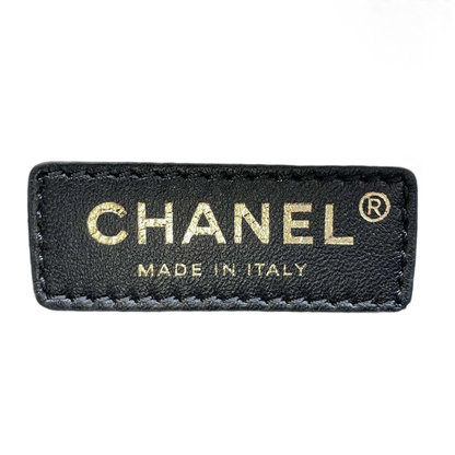CHANEL CHANEL31 2-WAY Handbag Size Large Crumple Calf Leather Black