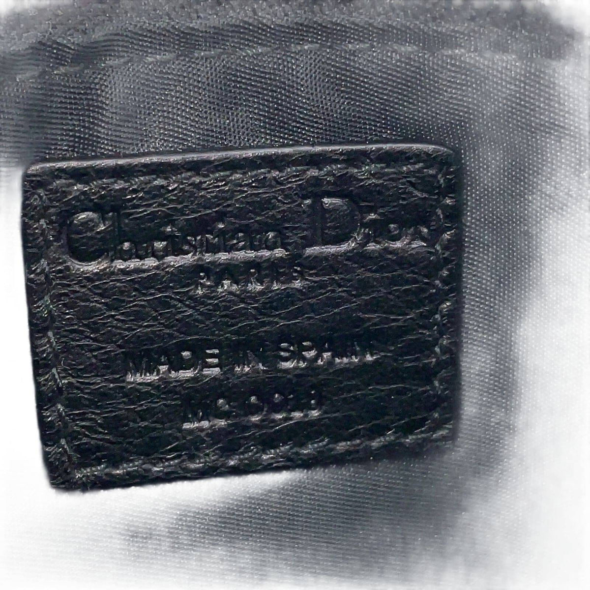 Christian Dior Trotter Nylon Black Logo Charm Coin Case