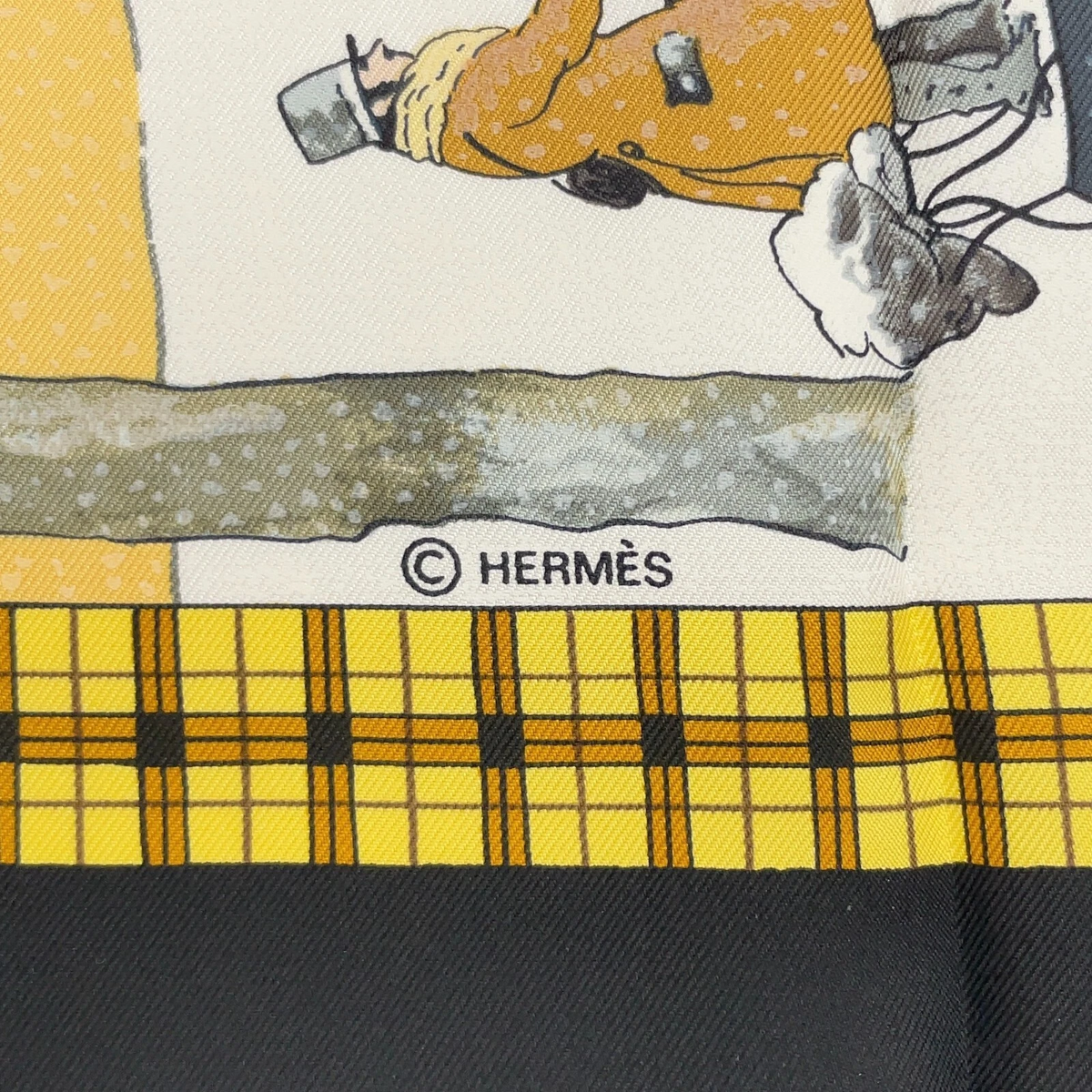 Hermes Carré 90 Bull & Mouth Regents Circus Piccadilly Scarf