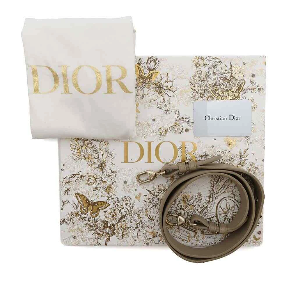 Dior Lady Dior MY ABC DIOR 2-Way Handbag Size Small Lambskin Beige