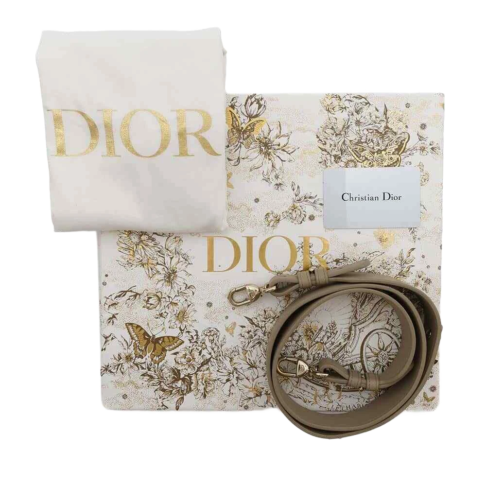 Dior Lady Dior MY ABC DIOR 2-Way Handbag Size Small Lambskin Beige