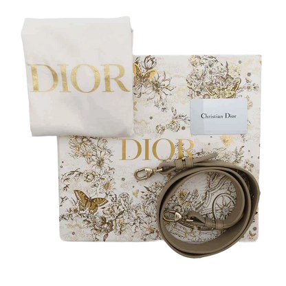 Dior Lady Dior MY ABC DIOR 2-Way Handbag Size Small Lambskin Beige