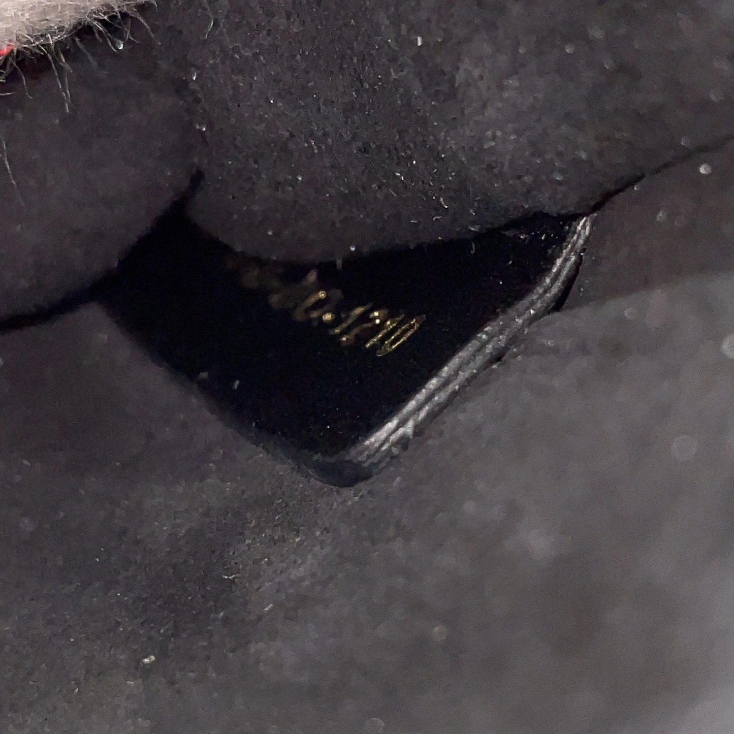 Christian Dior Small Cannage Leather 2-Way Vanity Bag in Black