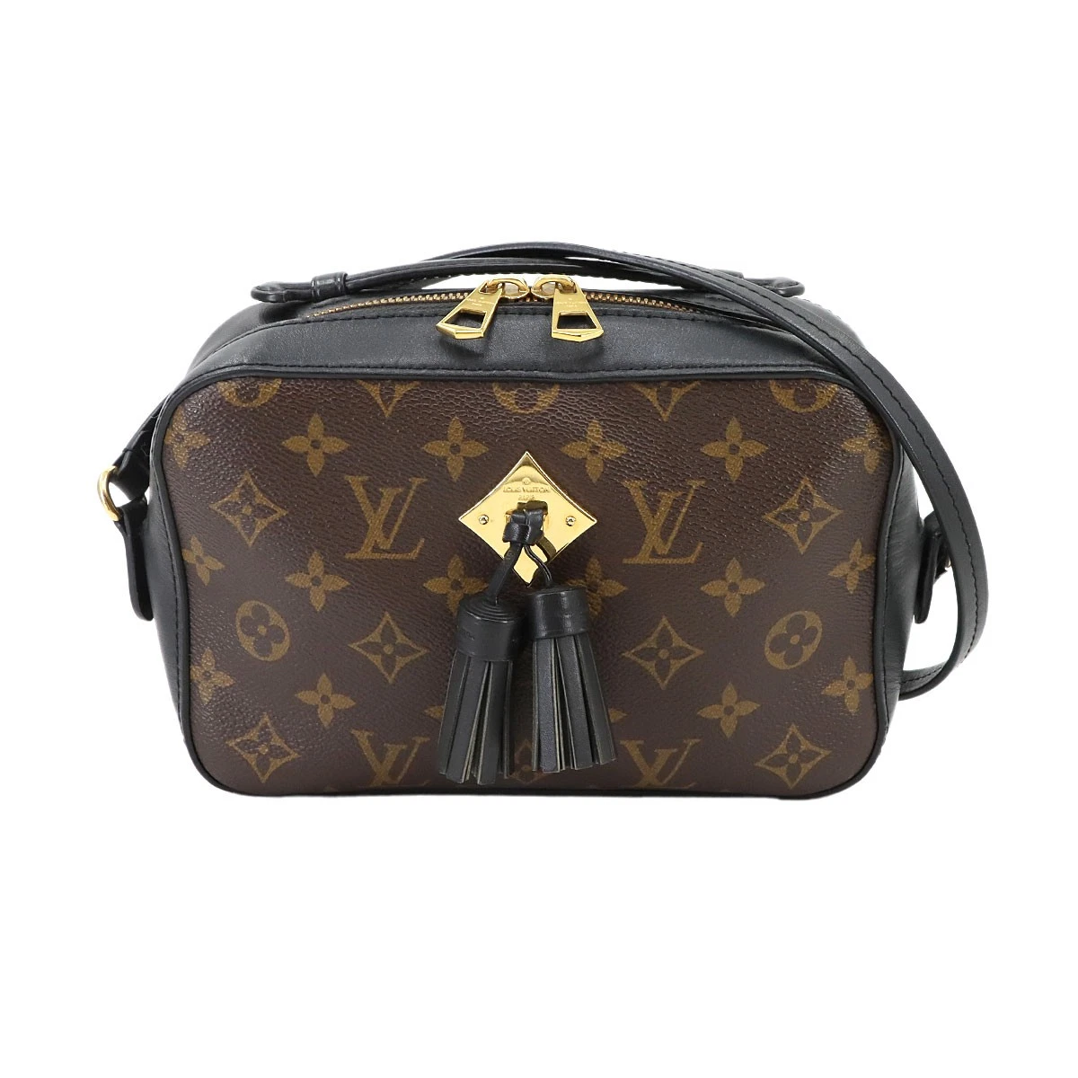 Louis Vuitton Saintonge in Monogram Canvas & Noir Leather