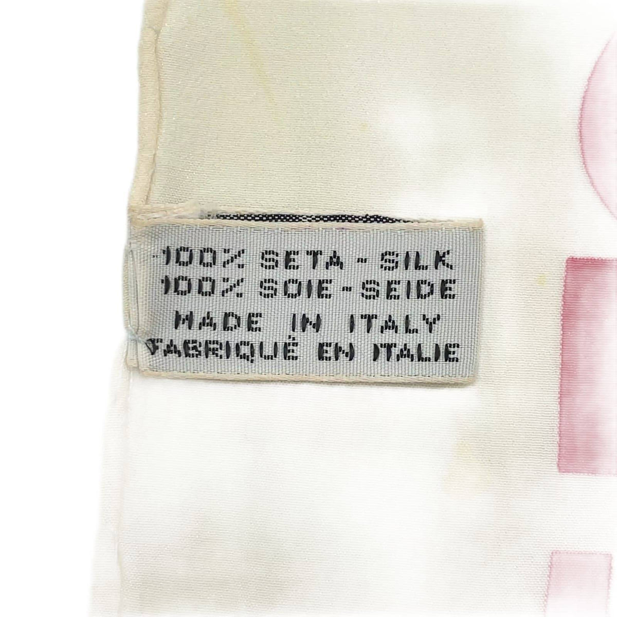 CHANEL Mademoiselle silhouette Silk Scarf W/Paper Case