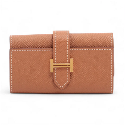 Hermès Bearn Key Case Veau Epsom Key Case Gold Gold Metal Fittings U Stamp 2022
