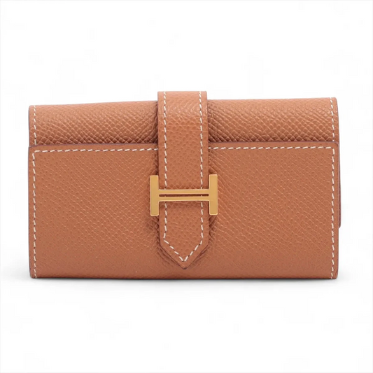Hermès Bearn Key Case Veau Epsom Key Case Gold Gold Metal Fittings U Stamp 2022